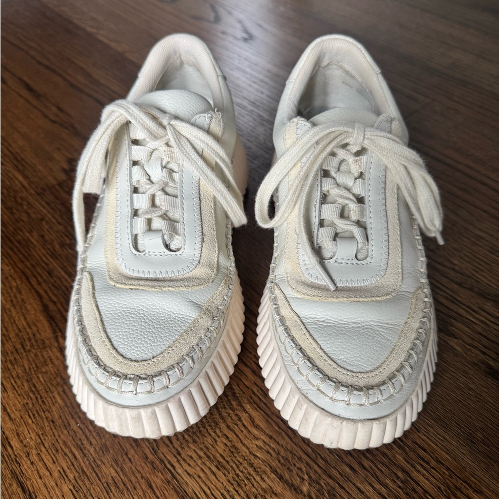 White Leather Sneakers